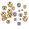 Tampa de tigela de aço inoxidável suporte de tigela cobertura de tigela cobertura de contas cobertura de flor titânio de aço com contas cor de ouro 18K preservando acessórios de joias diy