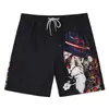 Pantalones de Playa para Hombre Secado Rápido Sueltos Dibujos Animados 3D Talla Grande Pantalones de Playa Ropa de Pareja Pantalones Cortos Estampados de Cinco Puntos Venta Directa de Fábrica