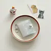 Álbum de Fotos Transparente de Dibujos Animados de 2 pulgadas para Fotos de Identificación de Estudiante, Portatarjetas Mini, Álbum de Almacenamiento Colgante para Bolso de Niña