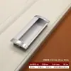 Manijas Empotradas Ocultas de Aleación de Zinc para Puertas Correderas, Puertas de Gabinete Cuadradas y Manijas Ocultas de Aluminio, Ventas Directas de Fábrica