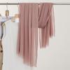 Exclusivamente para Ventas Transfronterizas|Bufanda Transpirable con Protección Solar y Tacto de Algodón y Lino|Bufanda Cómoda, Delgada, con Caída y Sin Diferencia de Color|Pedido Mínimo de Una Pieza