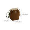 Bolsa de Armazenamento Impermeável de Algodão e Nylon com Cordão, Bolsa Anti-Colisão para Câmera, Bolsa Transversal de Viagem para Cosméticos, Bolsa de Armazenamento Multifuncional Feminina
