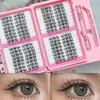 Bestseller popular de comercio exterior: Set de pegamento para pestañas de estudiante de transferencia, doble efecto dulce y fresco, pestañas gruesas y claras para uso diario transfronterizo
