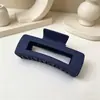Presilha de Cabelo Quadrada Personalizada Transfronteiriça Presilha de Cabelo Fosca Presilha de Garra Grande para a Parte de Trás da Cabeça Presilha de Tubarão de Alta Qualidade para Mulheres Venda por Atacado de Fábrica
