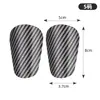 Espinilleras de Fútbol con Patrón de Fibra de Carbono, Calcetines Deportivos de Fútbol, Rodilleras Protectoras, Protectores de Pie Profesionales Resistentes a Impactos para Competición, Venta al por Mayor del Fabricante