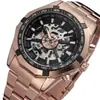 Dropshipping Reloj Mecánico Impermeable Totalmente Calado Automático Completo Para Hombre Reloj de Hombre Reloj con Correa de Acero Silencioso