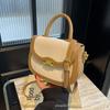Bolso Pequeño de Diseño de Nicho para Mujer 2026 Nuevo Color de Moda Bloqueo de Color Bolso de Hombro Celebridad de Internet Más Vendido Bolso Cruzado Pequeño
