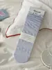 Meias de Renda Brancas para Mulheres, Meias de Cano Médio, Meias de Algodão Finas e Respiráveis para o Verão, Estilo Ballet, Estilo Japonês, Meias Largas de Verão para Meninas