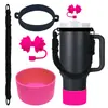 Botella de Agua Térmica Stanley Tapón Antipolvo Taza con Popote Tapa de Taza Correa de Mano Cordón para Botella de Agua Múltiples Estilos Versátiles Set