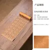 Corredor de Mesa Impermeable de Doble Cara con Diseño de Flor de Crisantemo en Brocado de Artesanía Premium Estilo Chino para Sala de Estar en Casa Mesa de Té Zen Juego de Manteles Individuales para Té