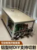 Marco de perfil de aluminio fijo, estante de almacenamiento hecho a medida, perfil de aleación de aluminio estándar europeo, material de aluminio para el hogar, armario DIY, carrito pequeño con
