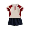 Novos Uniformes Escolares de Verão 2024 para Ensino Fundamental, Uniformes de Jardim de Infância, Conjuntos Esportivos para Meninos e Meninas, Conjuntos para Professores