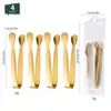 Pinzas para Hielo de Acero Inoxidable 304 Transfronterizas con Cabezas Redondas, Pinzas Gruesas para Azúcar para Cocina Casera, Restaurante, Bar, Pinzas para Cubitos de Hielo, Pinzas para Alimentos
