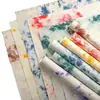 Papel de Arte Retro Nuevo Papel Dongba Tie-Dye Colorido Forma Rígida Papel de Envoltura para Ramo Papel de Pétalo Manchado Venta al por Mayor