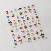 Pegatinas para Uñas Estilo Dibujos Animados Lindos con Relieve Tensor Dp037 Infantil Sencillo Mascota Linda Dibujo Animado Serie de Colaboración Dp