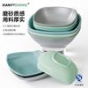Vajilla Xiangyuanmei, plato de melamina, plato comercial de imitación de porcelana de plástico para aperitivos, plato frío creativo para patatas fritas, plato pequeño para restaurante