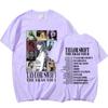 Camiseta Gráfica de la Gira Mundial The Eras Tour 2023 de Taylor Hombres Mujeres
