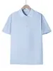 Camiseta Polo de Moda Urbana de Manga Corta de Comercio Exterior de Alta Calidad para Hombre Camiseta Nueva Estilo Solapa Golf Camiseta Polo para Hombre