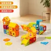 Nuevos Bloques de Construcción de Casa Grande DIY Ultragruesos Educativos Juguetes para Niños y Niñas Casa de Juego para Bebés Regalo Bloques 3D