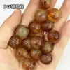 Cuentas Redondas Acrílicas de Dos Tonos Degradado de 16 mm con Agujero Recto, Cuentas Sueltas para Manualidades DIY, Cadenas de Teléfono, Pulseras y Accesorios de Joyería
