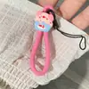 Lanyard Corto para Teléfono con Diseño Creativo Lindo de Dibujos Animados, Llavero de Memoria USB, Correa Antiperdida para Teléfono, Correa de Anillo para Dedo