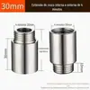 Conector Rosqueado Interno e Externo de 4 Pontos Conector de Extensão de Aço Inoxidável Extensão de Aço Inoxidável 201 Extensão de Válvula Angular de Parede