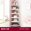 Gabinete de Esquina, Estante de Esquina, Estantería Triangular de Pie, Estantería de Esquina para Dormitorio, Estante de Esquina de Pared, Estante de Pared de Hierro Forjado, Estantería