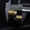 Adaptador de cotovelo estendido universal para chuveiro, conexões de latão em ângulo dobrado de aço inoxidável 304