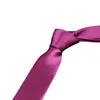 Corbata de Grupo de Satén de 8 cm Corbata para Hombre de Color Sólido Azul Corbata para Boda Negocios Padrino de Boda Monocromática Corbata Negra