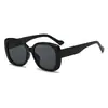 Óculos de Sol Simples Retrô Moda Estilo Coreano Óculos de Sol Tendência Feminino Óculos de Sol com Proteção Solar Casual para Uso Externo Masculino e Feminino