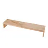 Estante de almacenamiento de escritorio simple de madera maciza, elevador de escritorio de madera engrosado, almacenamiento y organizador para cosméticos, muñecas y libros