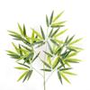Nuevo Adorno de Hoja de Bambú Mini Artificial para Paisajismo de Plantas Verdes Estilo Chino, Imitación Tridimensional Realista