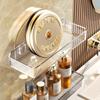 Estante de almacenamiento de baño de acrílico, inodoro de baño, lavabo de pared sin agujeros, estante de almacenamiento de cosméticos de pared
