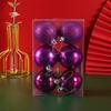 Navidad Ambientalmente Amigable Siete Colores Ventana Techo Atmósfera Bola Electrochapada Decoraciones Árbol de Navidad Colgante Atmósfera Festiva