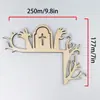 Nuevas puertas y ventanas de madera para dormitorio, decoración del hogar transfronteriza para sala de estar 2026, madera decorativa de calabaza de Halloween