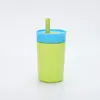 Copo Térmico de Alta Aparência Estilo Owala, Copo de Café a Vácuo de Aço Inoxidável 304, Copo Mini Portátil com Canudo Reto