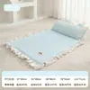 Esterilla de Frijol de Hielo de Doble Oreja para Verano, Cojín Refrigerante para Gatos, Cama para Gatos, Esterilla para Gatos y Perros Pequeños, Suministros para Mascotas