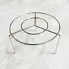 Rack de Espetos Suspenso Redondo para Air Fryer Rack Giratório para Churrasqueira Rack de Espetos Vertical Rack de Churrasqueira Suspenso Rack de Espetos Espetos de Carne de Aço Inoxidável