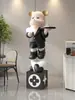 Fabricante Alemão 2026 Novo Modelo Ornamento Urso Violento para Sala de Estar, Grande de Chão Luxo Leve High-End Lateral de Gabinete de TV