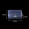Plástico Transparente Pequena Caixa Quadrada Caixa de Joias Caixa Pequena para Fones de Ouvido Acessórios Mini Caixa de Brincos Caixa de Armazenamento Portátil Fabricante