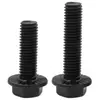 Tornillos de Alta Resistencia Grado 10.9 con Cabeza Hexagonal Externa Dentada y Brida, Tornillos de Cabeza Hexagonal con Brida de Rosca Parcial M6M8M10