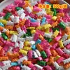 Açúcar Granulado Colorido Kai Bei para Bolo, Donuts, Maçã Caramelada, Decoração de Confeitaria, Açúcar, Chocolate, Granulados Coloridos, Bolinhas de Açúcar, Comestível