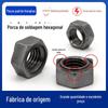 Porca de solda hexagonal de cor natural de ferro padrão nacional, porca de solda a ponto sem canto, porca de solda de para-choque, porca de solda M4M5M6M8M10