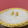 Aço Titânio Gato Cruz Cabacinha Padrão Geométrico e Outros Brincos Simples Versáteis Coração Diamante Brincos Personalizados
