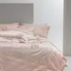 Juego de Cama de Cuatro Piezas Estilo Villa de Lujo Ligero Estilo Francés con Colcha, Algodón Puro Bordado