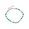 Pulsera de perla de agua dulce verde cristal para mujer ins2022 nuevo diseño para amigas joyería de cuentas de nicho