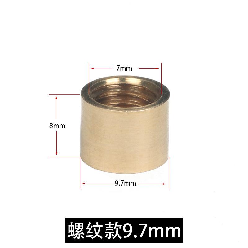 16智贝规格图桌球杆铜箍防爆塑料大头杆先角台球杆皮头枪头修理