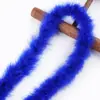 Tira de plumas planas de color directo de fábrica Tira de lana de pavo materiales de decoración manualidades regalo de Navidad DIY