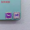 Etiqueta Mini Linda Color Dibujo Animado Marca Flor Bordada Accesorios para el Cabello Pegatina de Tela Joyería Hecha a Mano DIY Etiqueta de Tela Decorativa