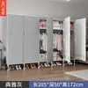 Guarda-roupa simples de porta aberta para quarto de casa dormitório guarda-roupa de tecido para quartos de aluguel estrutura totalmente em aço cabideiro forte e durável